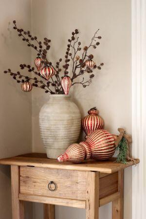 Chic Antique - Fleur Gren m. kogler og glimmer