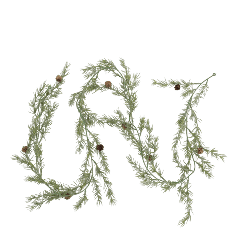 Chic Antique - Fleur Ranke m. gran og kogle