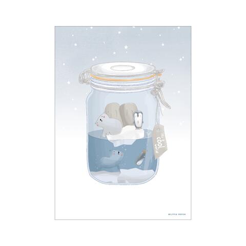 Poster reversible - mini polar jar