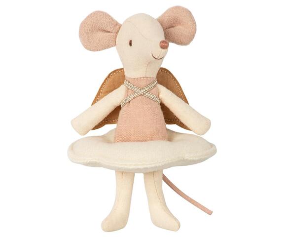 Maileg - Angel Mouse - big sister in book