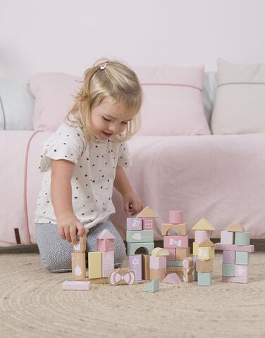 Wooden blocks from Little Dutch are available in 2 colors