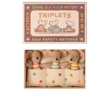Maileg - Baby mouse - Triplets in box