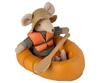 Maileg - rubber boat for mouse - Dusty yellow
