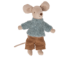Maileg - Knitwear and trousers, Big brother mouse - Pre-order - Expected in stock from 15. Nov. 22