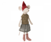 Maileg - Christmas clothes, Medium mouse - Girl