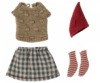 Maileg - Christmas clothes, Medium mouse - Girl