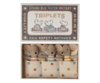 Maileg - Triplets - Baby mouse in matchbox