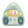 Bclip for bib. Select ml. 4 colors. Smart device for putting on eg a diaper or piece. Replaces bibs with teasing strings that wrap in the sink or snarl in the neck of the child.