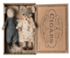 Maileg - Grandma and Grandpa mice in cigarbox