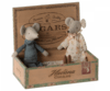 Maileg - Grandma and Grandpa mice in cigarbox