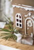 Ib Laursen - House t/tealight Silent night Gingerbread door wreath