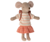 Maileg - Bicycle mouse big sister - Coral