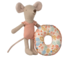 Maileg - Beach mouse with bathing ring, Little Sister - Available in 3 different models - pre-order - expected in stock from 20-5-2025