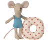 Maileg - Beach mouse with bathing ring, Little Sister - Available in 3 different models - pre-order - expected in stock from 20-5-2025