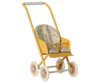 Maileg - Stroller, Micro - Yellow - Pre-order - Expected in stock 20-4-2024