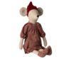 Maileg - Christmas Mouse, Maxi - Girl - 2025 - Pre-order - Expected in stock from 20/10-25