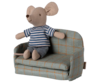 Maileg - Sofa bed, Mouse - Dots or square - 2025 - Pre-order - Expected in stock from 1/10/25.