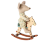 Maileg - Rocking Horse, Mouse - Spotted - 2025 - Pre-order - Expected in stock from 15/8/25.