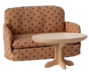 Maileg - Oval Coffee Table, Mouse - Nature - 2025 - Pre-order - expected in stock from 15/11/25
