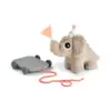 Done By Deer - 2-i-1 Trækdyr elefant - Elphee - Sand