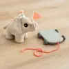 Done By Deer - 2-i-1 Trækdyr elefant - Elphee - Sand