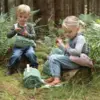 Done By Deer - Quilted cross-over children's bag - Croco - Choose between green and powder