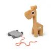 Done By Deer - Pull along "Raffi" Giraffe mustard