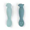 Done By Deer - Learning spoon set - Tiny farm - Choose between blue and powder