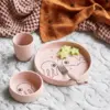 Done By Deer - Silicone dinner set Sea friends Powder