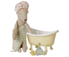 Maileg - Bath Set, Mouse - Yellow - 2026 - Expected delivery date: 10/20-26