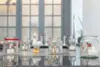 Speedtsberg - Fyrfadsstage m/flag - glas