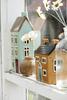 House t/tealight Nyhavn brown roof 1 chimney - Pre-order - Delay from the vendor