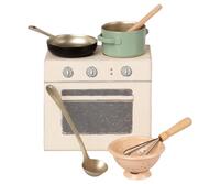 Maileg - Miniature cooking set (stove and kitchenware)