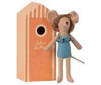 Maileg - mor mus med strand kabine