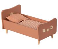 Maileg - Wooden bed - mini - Rose - 13 cm