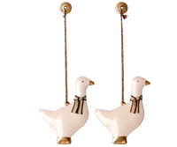 Maileg - Metal Ornament Goose - Set of 2 ass.