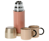 Maileg - Thermos and cups - Soft coral or Mint- select variant