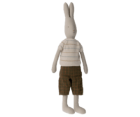 Maileg - Rabbit size 5 with trousers and knit sweater - 75 cm.