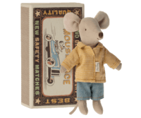 Maileg - Big Brother mouse in matchbox- Pre-order - DELAY- New expected delivery date 15 / 8-2022
