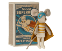 Maileg - Superhero mice in matchbox