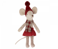 Maileg - Christmas mouse, Big sister - Pre-order - Expected in stock from 1. Okt. 22