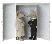 Maileg - Bridal couple in box, Mus