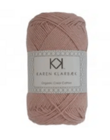 Yarn - 8/4 Dark Old Rose - KK Color Cotton organic from Karen Klarbæk