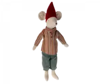 Maileg -Christmas mouse, Medium - Boy