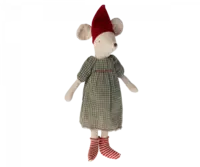 Maileg - Christmas mouse, Medium - Girl