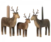 Maileg -  Reindeer candle holder - Select between 3 variants