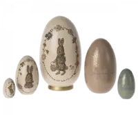 Maileg - Påske babushka æg, sæt med 5 stk.