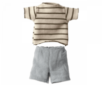 Maileg - Striped blouse and shorts, Size 1 - Expected delivery: 15/05/2024