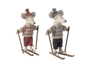 Maileg - Winter Mouse with Skis, Mom or Dad - pre order - Expected delivery 15-10-24
