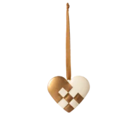 Maileg - Metal Hanger, Heart, Small - Gold- Pre-order - Expected delivery by: 01/10/24